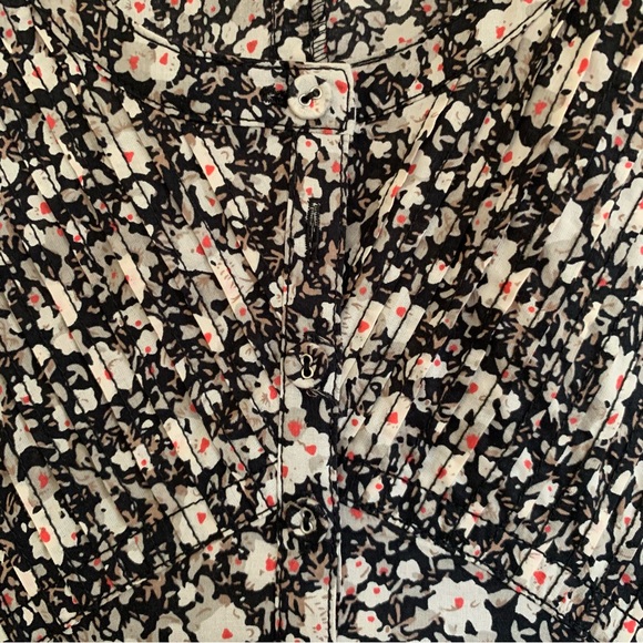 All Saints RARE Y2K Spitalfields Ditzy Ezra Floral Parachute Skirt Dress Size 10 - Picture 6 of 11